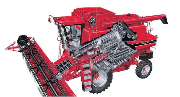 Запчастини на комбайн Case 2388